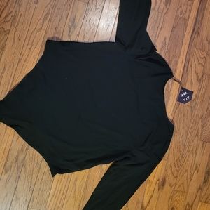 Ava & Viv Women's Body Suit Size 3X Long Sleeve Scoop Neck Casual Blouse NWT